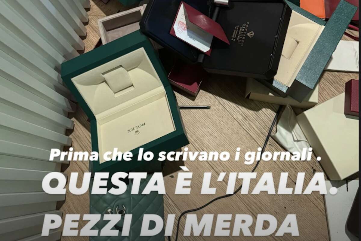 Roma, svaligiata la casa di Chiara Nasti e Mattia Zaccagni. L’ira dell’influencer: «Questa è l’Italia, pezzi di m***»