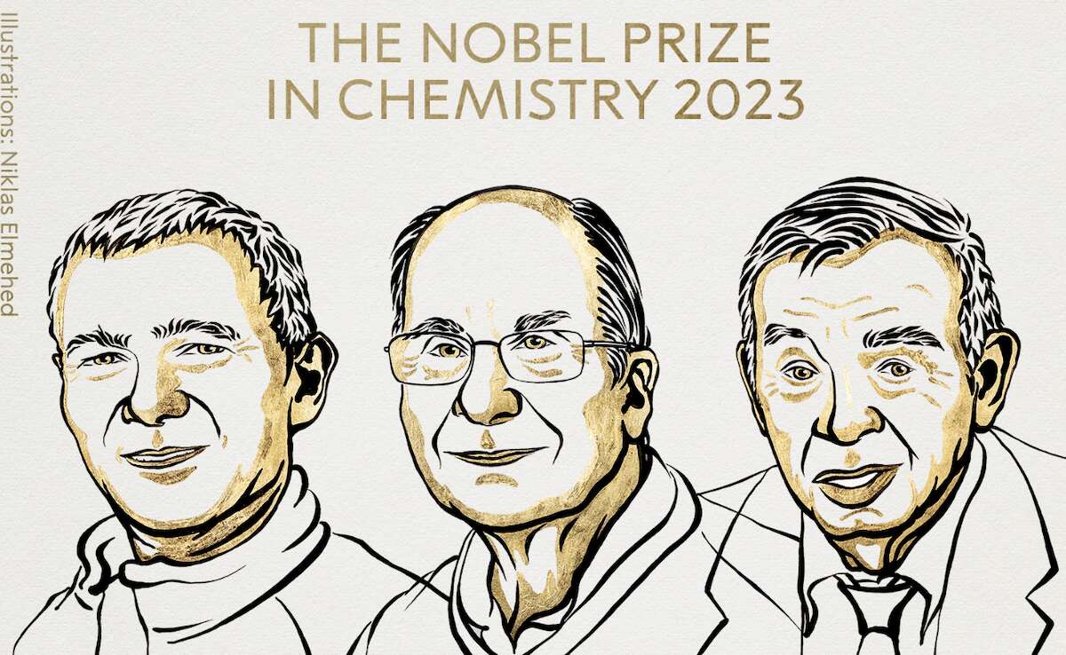 Il Nobel per la Chimica a Moungi Bawendi, Louis Brus e Alexei Ekimov per «la scoperta e la sintesi dei punti quantici»