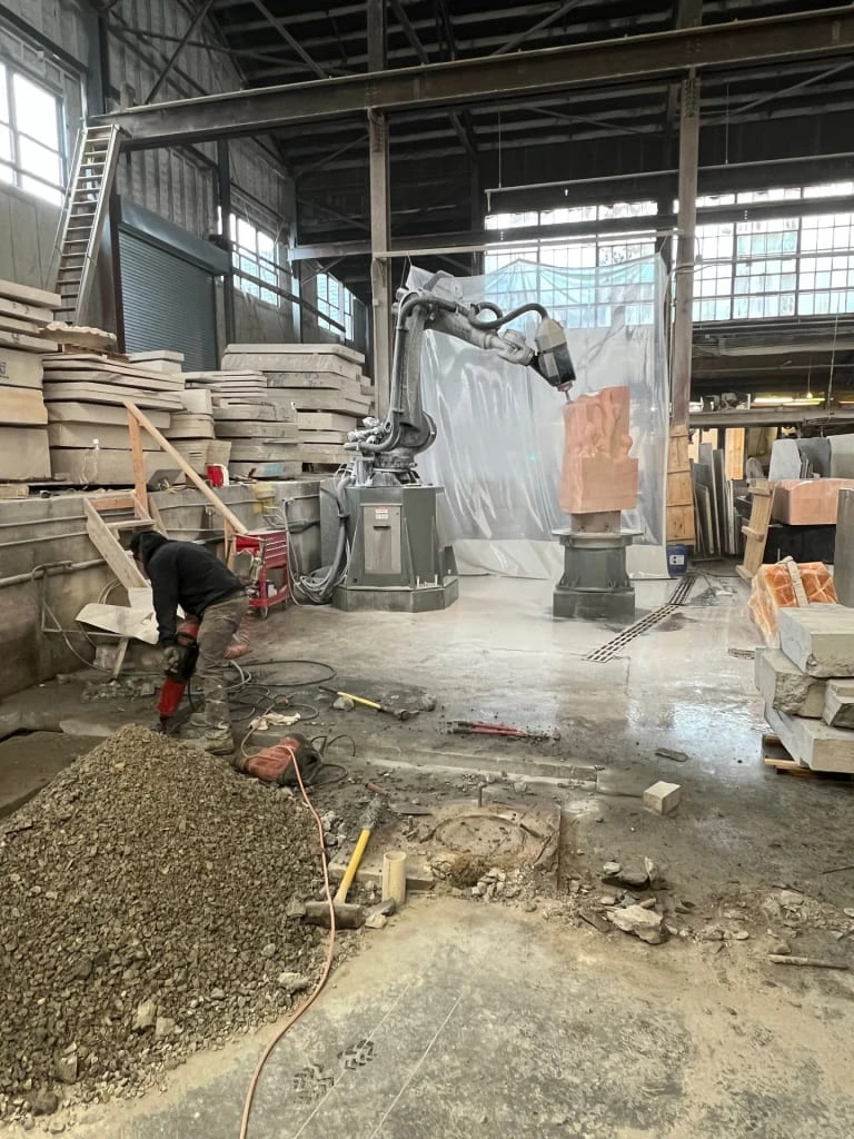 AI robots can already carve stone statues. Entire buildings are next