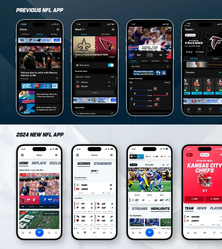 How the new NFL app keeps you hooked on football all week