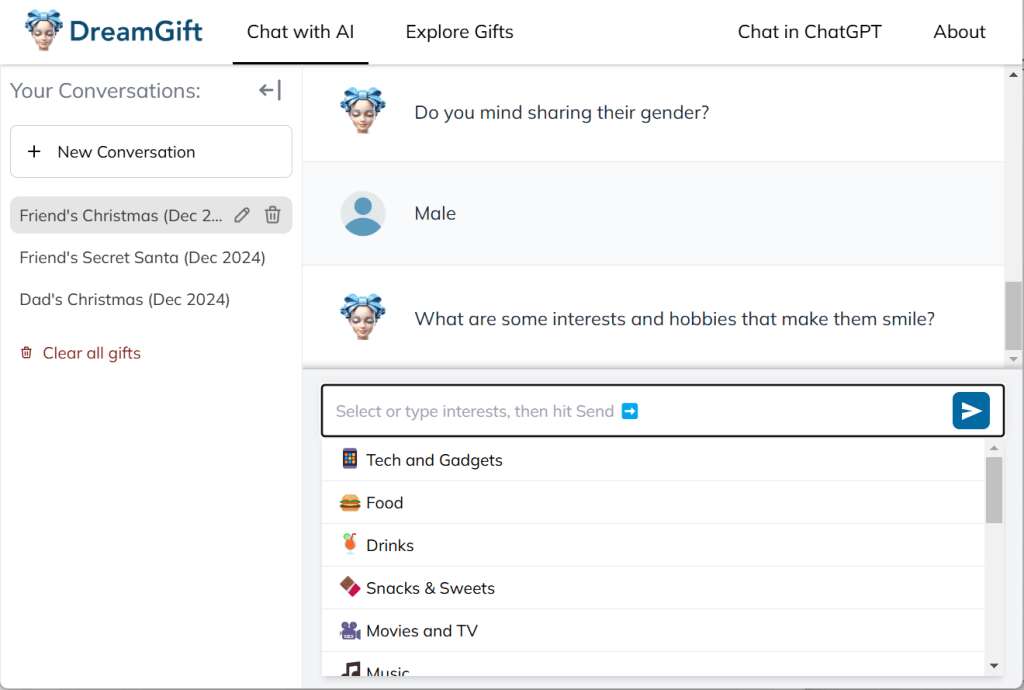 This new AI chatbot is your personal present-finding wizard