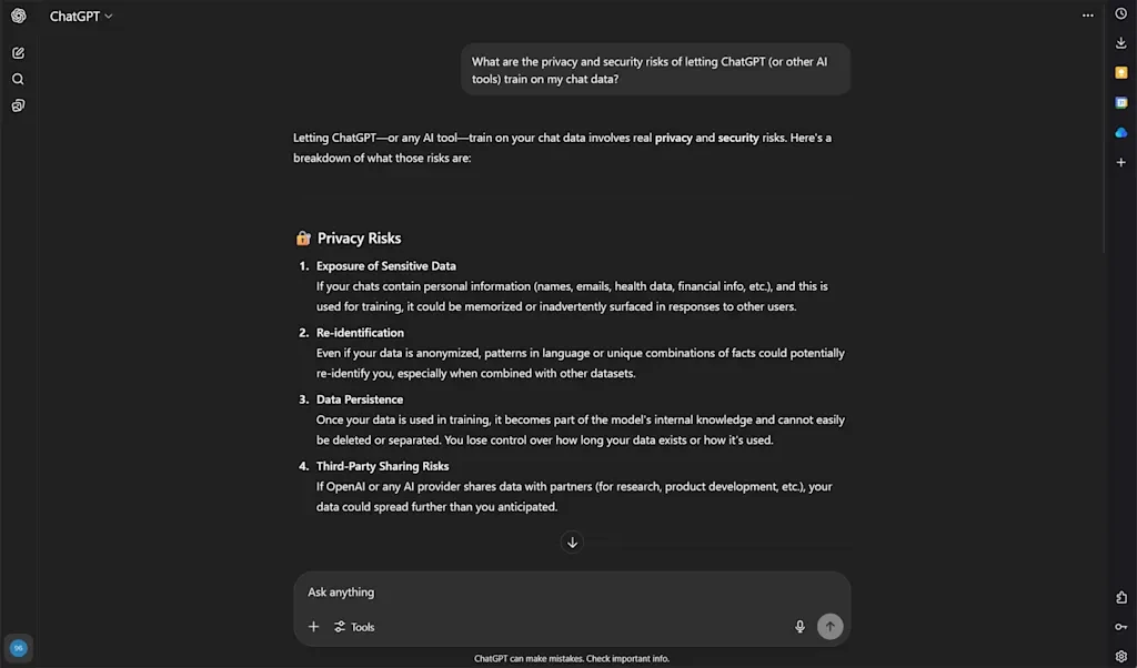 Using ChatGPT or other AI tools? Here’s who can see your chat history