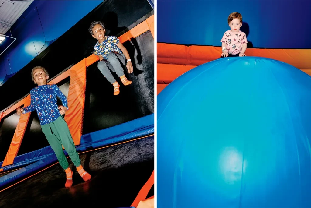 No shoes, no screens, no problems—why these birthday party venues are bouncing