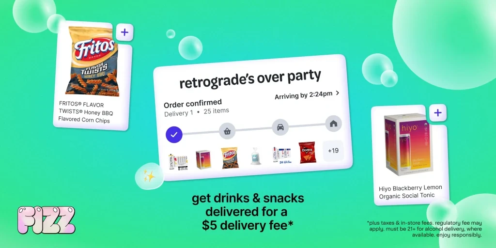 Instacart launches Fizz, a group ordering app for party drinks and snacks