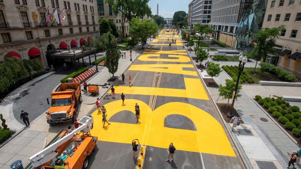 Once declared ‘permanent,’ Washington D.C.’s Black Lives Matter Plaza will soon be painted over