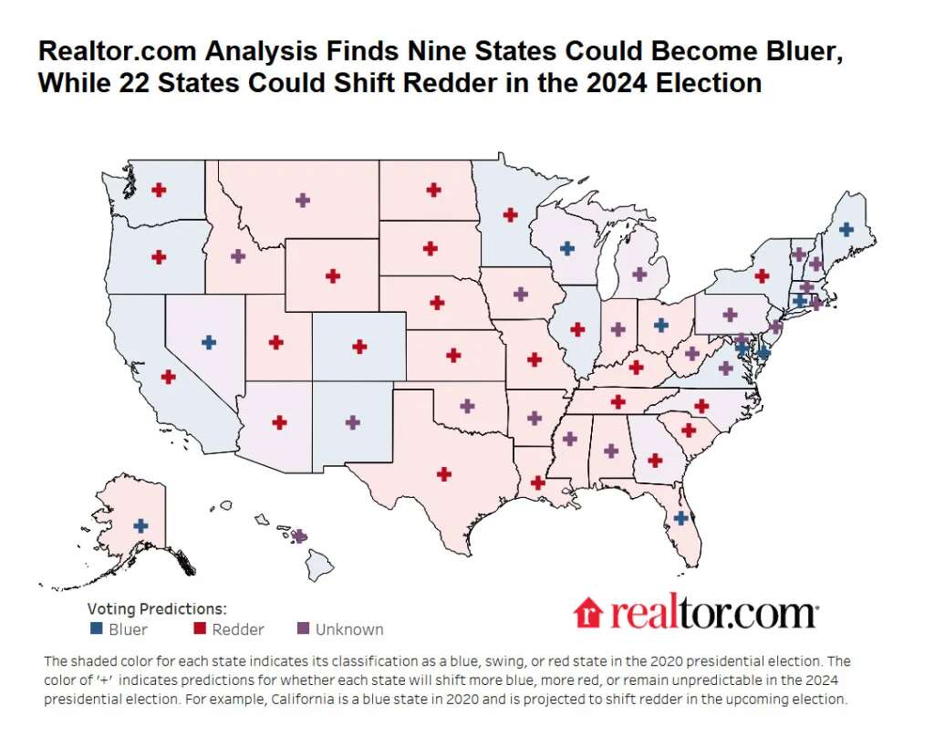 Housing data reveals how swing states could flip red or blue in the 2024 election