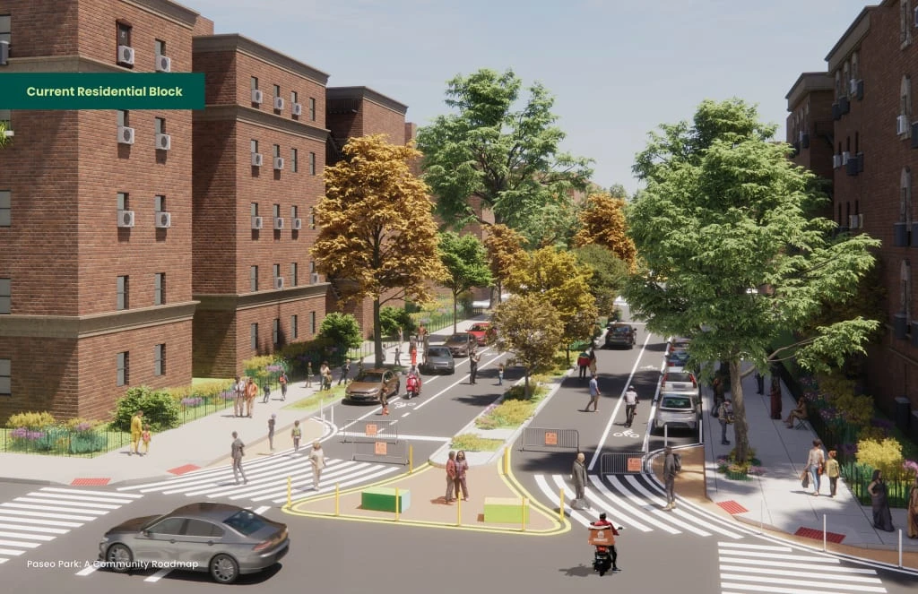 This neighborhood in Queens has a brilliant plan to turn a busy street into a park