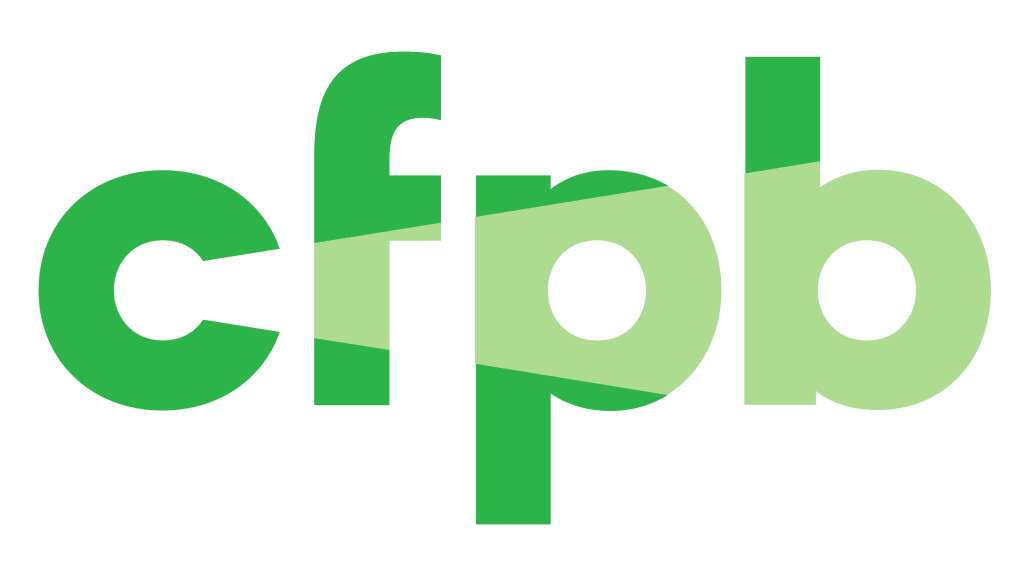 CFPB’s signage came down last week, but its logo visualizes transparency