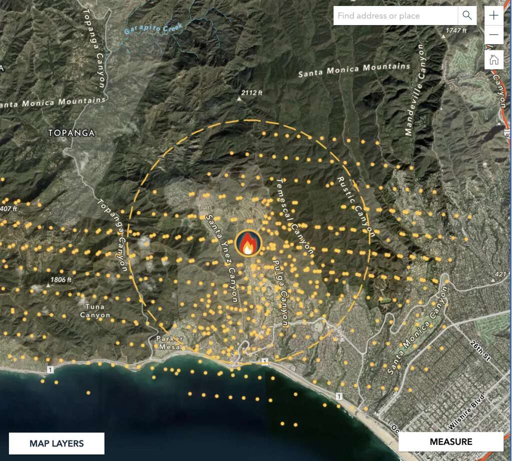 Pacific Palisades fire live map: Real-time tools let you track wildfires and smoke in Los Angeles