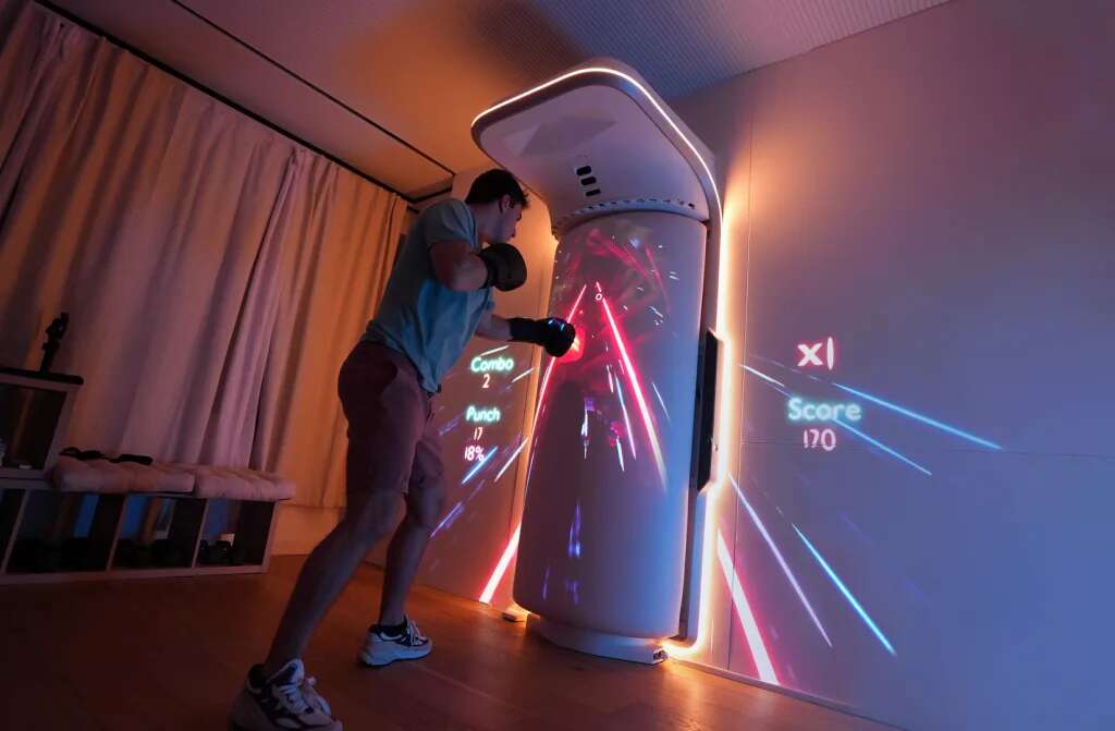 This AI-powered punching bag looks like the future of fitness