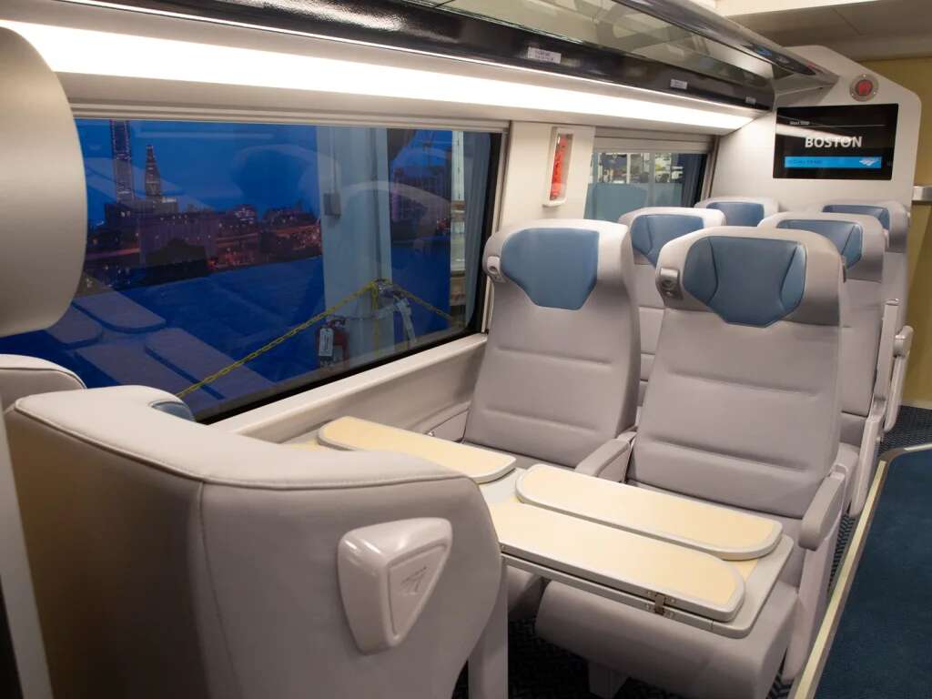 Amtrak’s sleek new high-speed electric trains are coming next spring