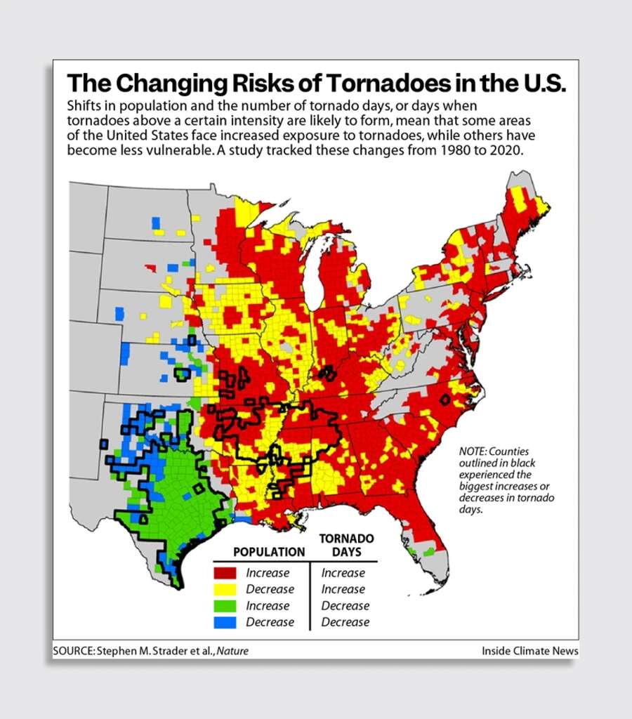 Tornado Alley is shifting east—but scientists aren’t quite sure why