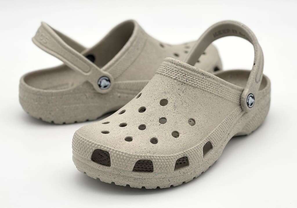 This Crocs clog is made from old Crocs clogs