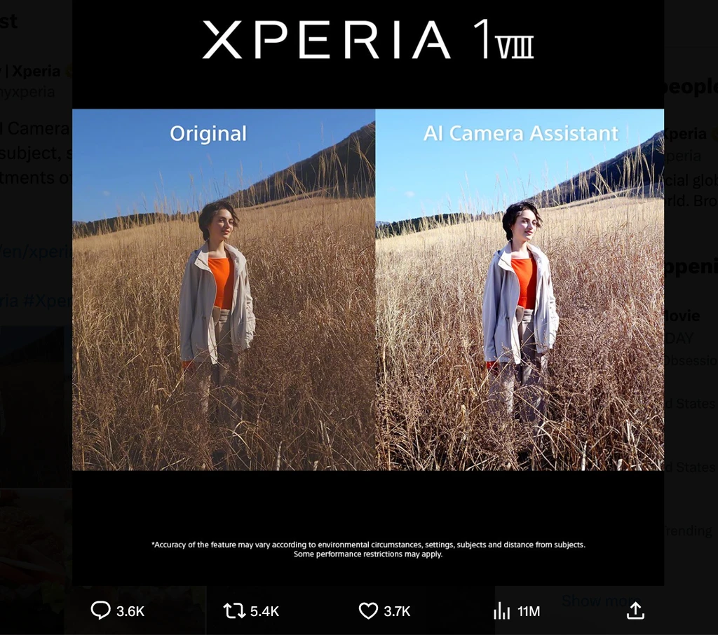 Sony’s new AI camera feature is now a meme: Is the backlash the point?