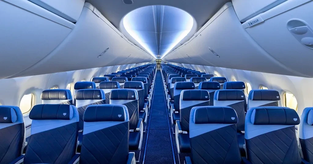 Southwest’s new cabin design has more legroom—for some people