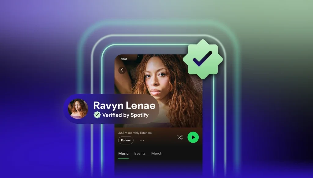 Why your favorite artist has a green check on their Spotify profile