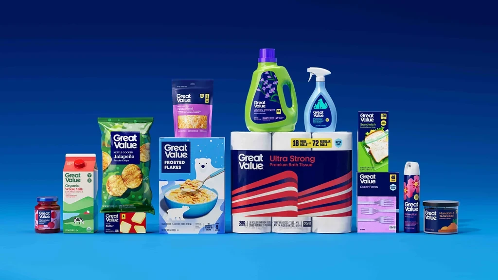 Walmart’s largest private label rebrands—and goes full ‘shoppy shop’