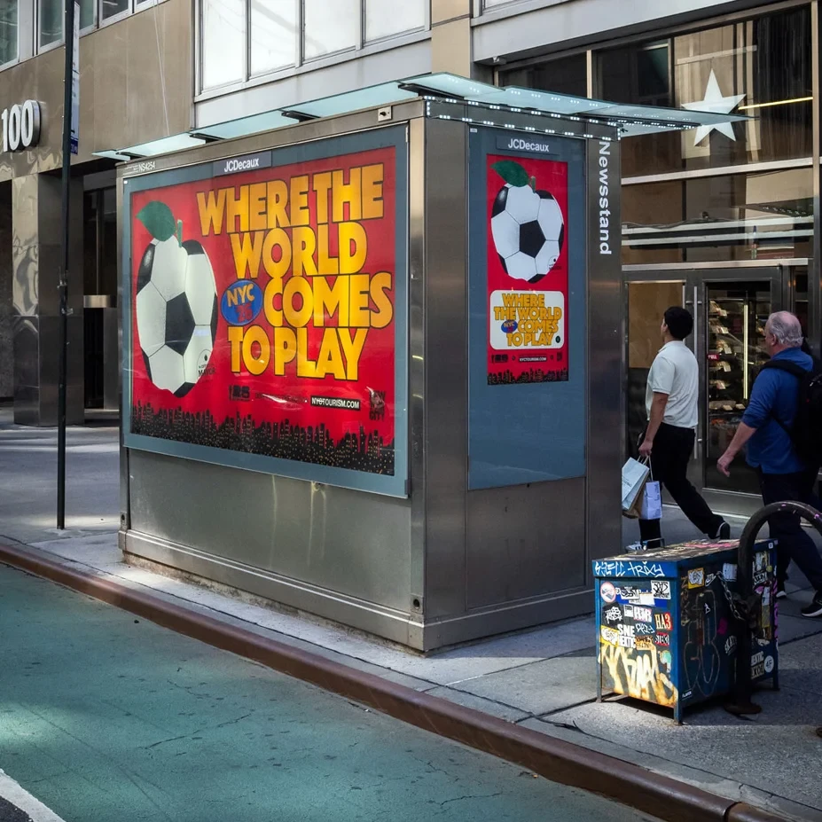 Meet the designer behind NYC’s charming World Cup campaign