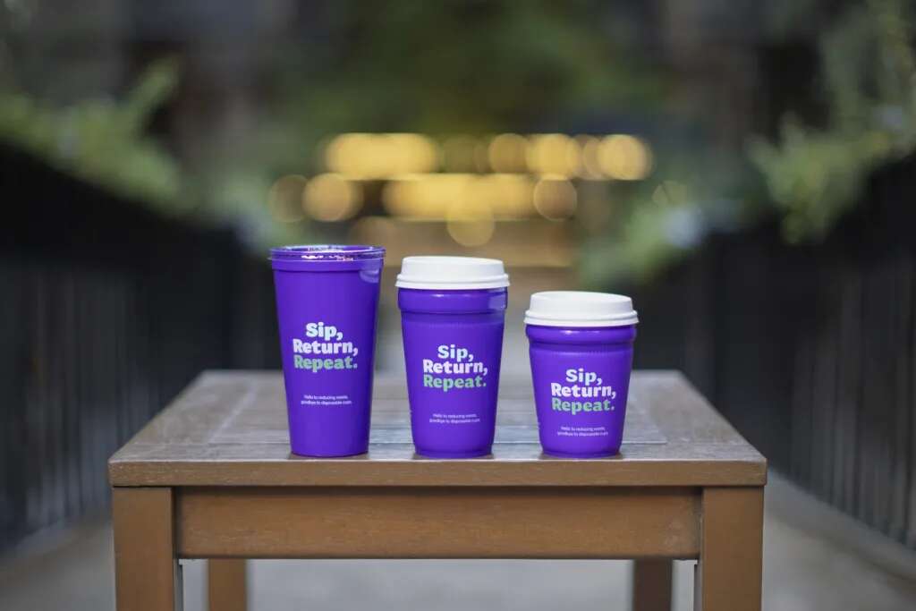 In Petaluma, California, to-go cups will now be reused all around town