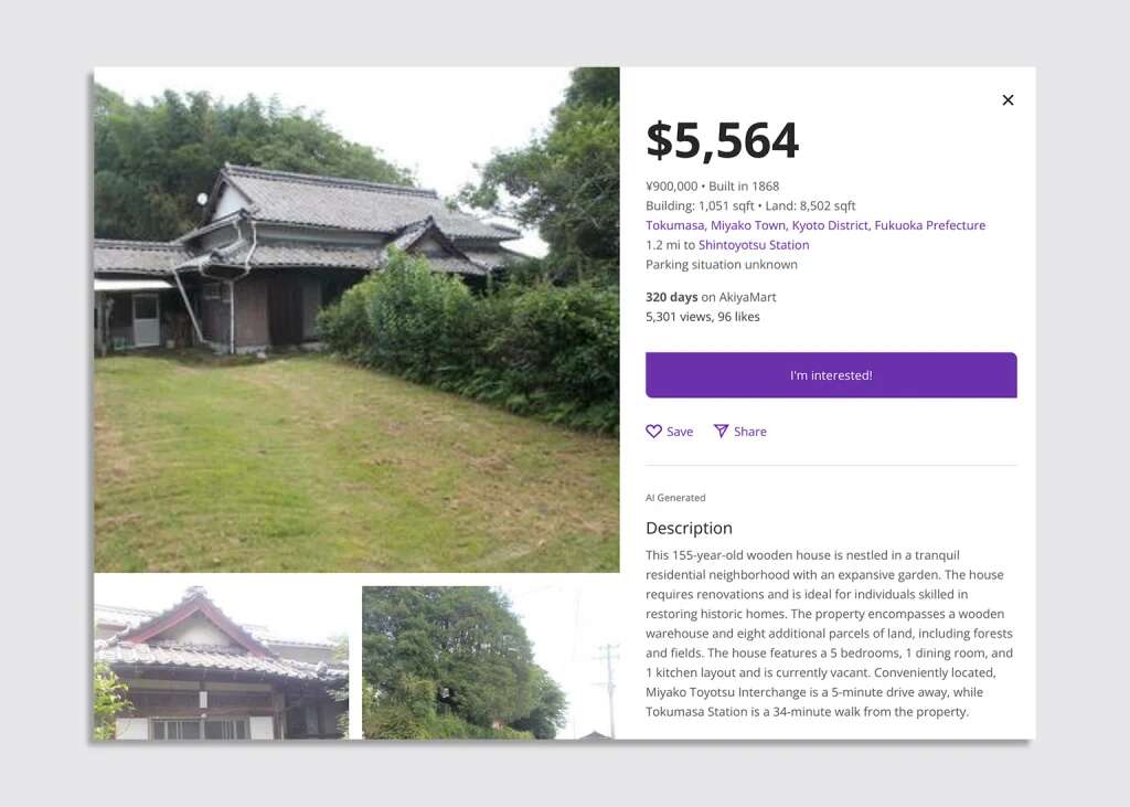 You can buy this $5,500 house in Japan—and there are millions more like it