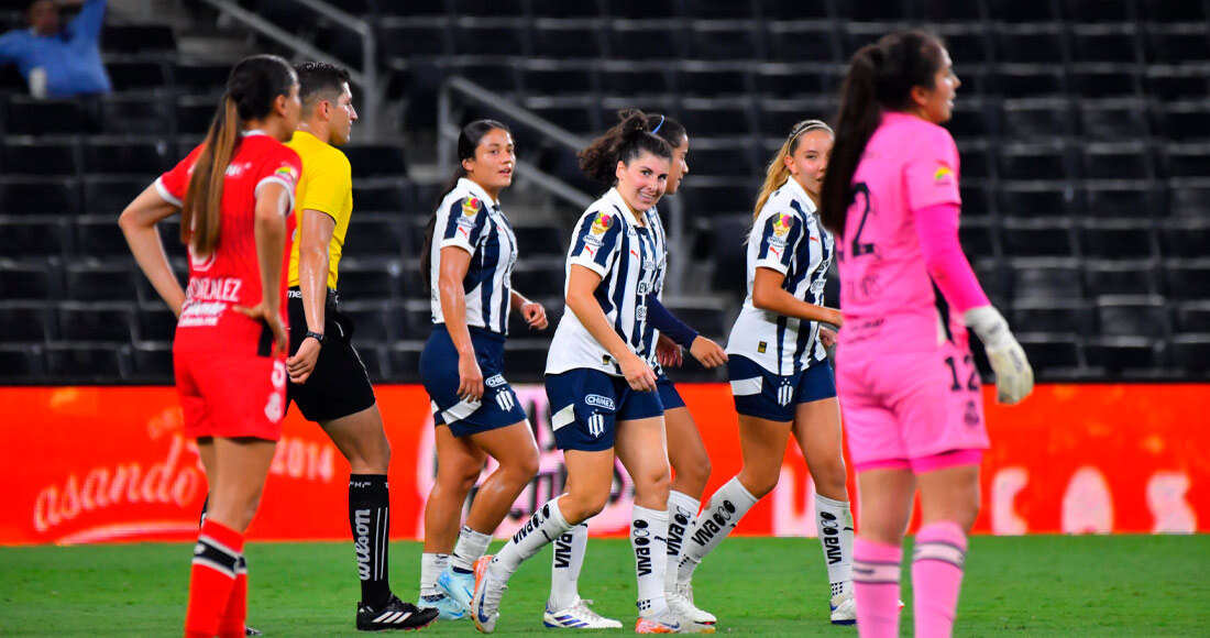 Rayadas golea 5-0 a Toluca y Chivas vence 2-0 a Cruz Azul en la Liga Mx Femenil