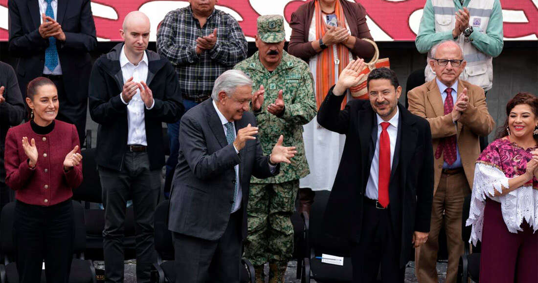 Martí Batres asiste a la inauguración de la cuarta sección del Bosque de Chapultepec