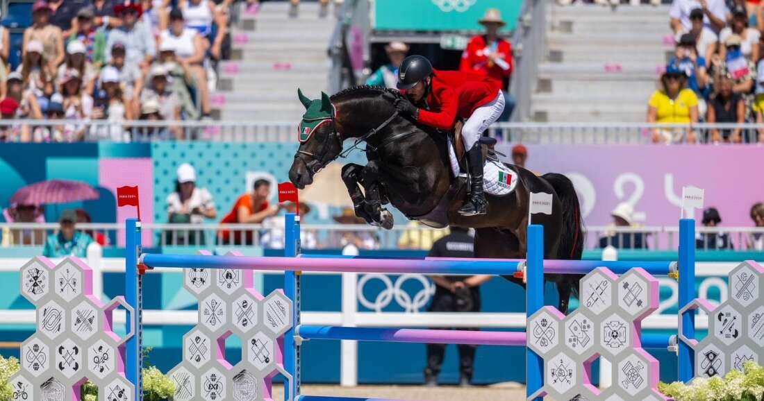 París 2024: El mexicano Andrés Azcárraga es eliminado en la final de salto ecuestre