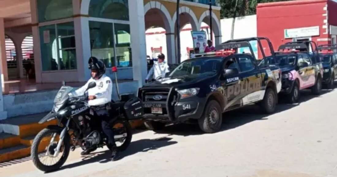 Campeche: Dan de baja a 5 policías acusados de golpear a familia y robar 32 mil pesos