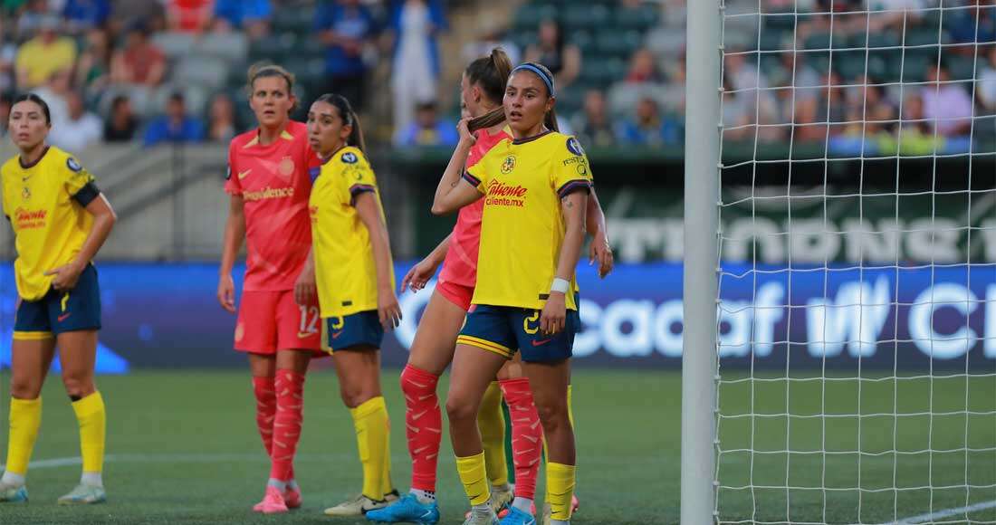 América sufre descalabro en la Concacaf W Champions Cup al caer ante Portland Thorns