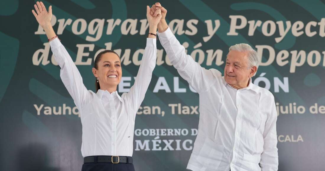 La oposición es libre de manifestarse contra “sobrerrepresentación”: AMLO y Claudia