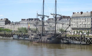 Une superbe réplique d’un galion espagnol attendue ce jeudi à Nantes