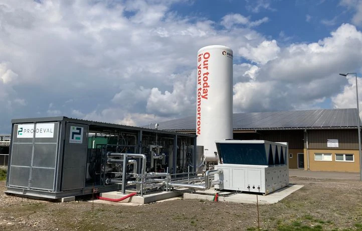 Du CO2 liquéfié et mélangé au béton, la solution pour réduire les émissions ?