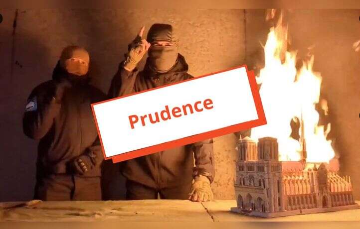 Une vidéo du groupe syrien HTS qui menace de brûler Notre-Dame ? Prudence