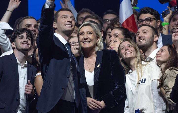 Un sondage place Le Pen et Bardella en tête pour la présidentielle 2027