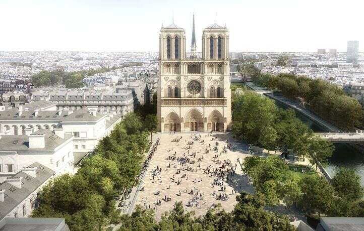 Du vert et un sous-sol ouvert, voici le futur écrin de Notre-Dame de Paris