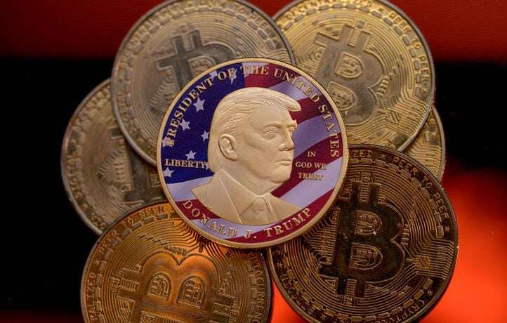 Trump booste le cours de cinq cryptomonnaies, dont le bitcoin