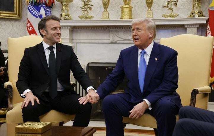 Macron tente de convaincre Trump, malgré un vote contesté à l'ONU