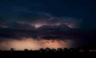 Fortes intempéries dans le Rhône, avec orages et grêlons