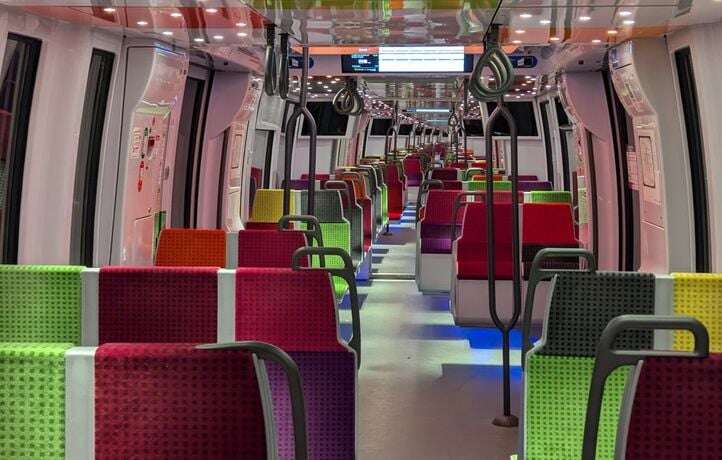 La nouvelle génération de trains modernes et connectés arrive sur le RER D