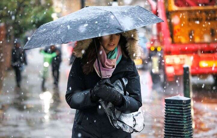 Les images des premières neiges de la saison à Londres et au Royaume-Uni