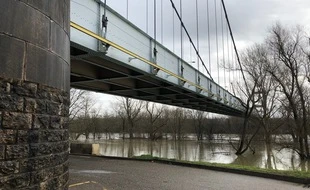 Près de Lyon, le pont de Vernaison en sens unique à partir de mercredi