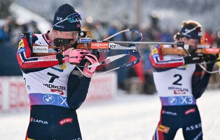 EN DIRECT Biathlon : Perrot, Jacquelin et Fillon Maillet peuvent ils surprendre les Norvégiens... Suivez la poursuite avec nous dès 12h15...