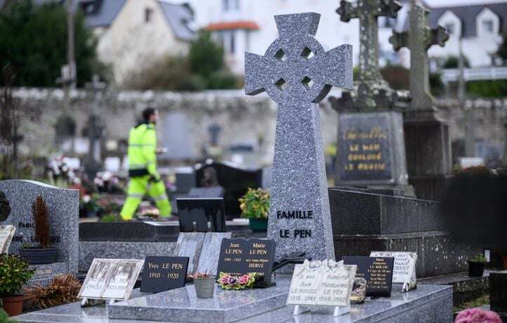 La tombe de Jean-Marie Le Pen sera-t-elle vandalisée comme celle de Pétain ?