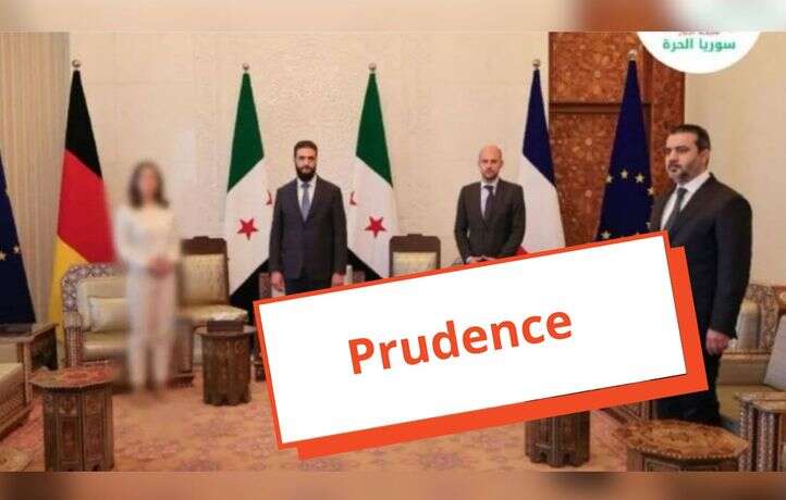 Une ministre allemande floutée sur les photos officielles syriennes ?