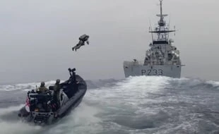La Royal Navy britannique équipe ses soldats de jet-packs