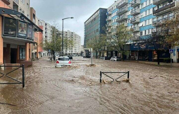 Les images impressionnantes d’Annonay, en Ardèche, complètement inondée