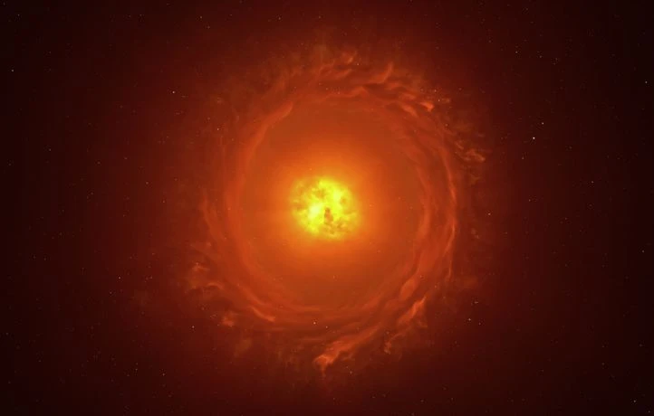 L’image historique de WOH G64, étoile hors de notre galaxie