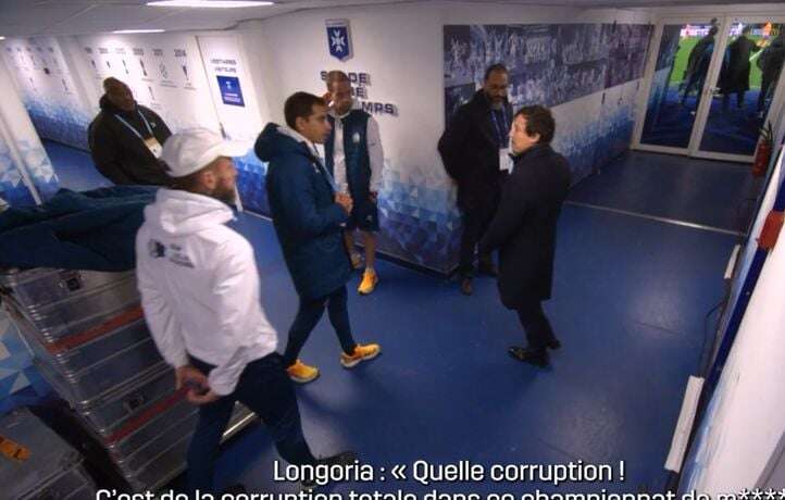 « Corruption », « championnat de merde », les images du craquage de Longoria