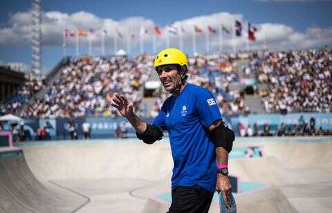 Devant son ami Tony Hawk, le quinqua Andy MacDonald découvre les Jeux