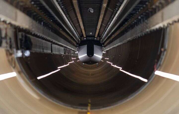 Premier lancement test d’une capsule hyperloop aux Pays-Bas